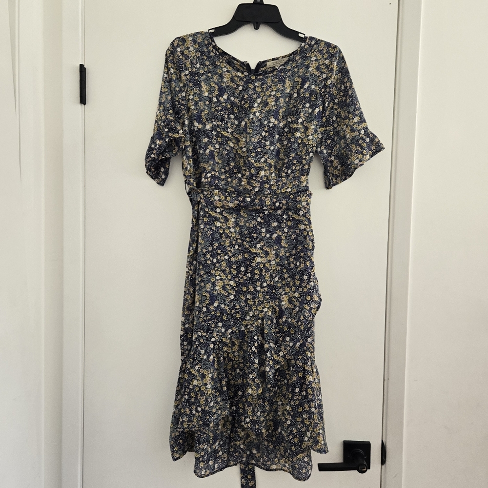 Floral summer midi dress